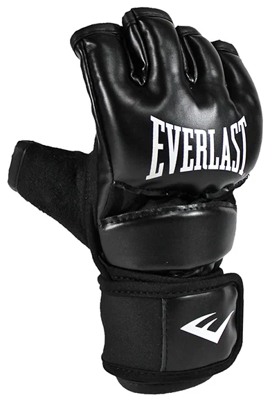 Перчатки для ММА Everlast Core Everstrike, тренировочные, чёрный – фото