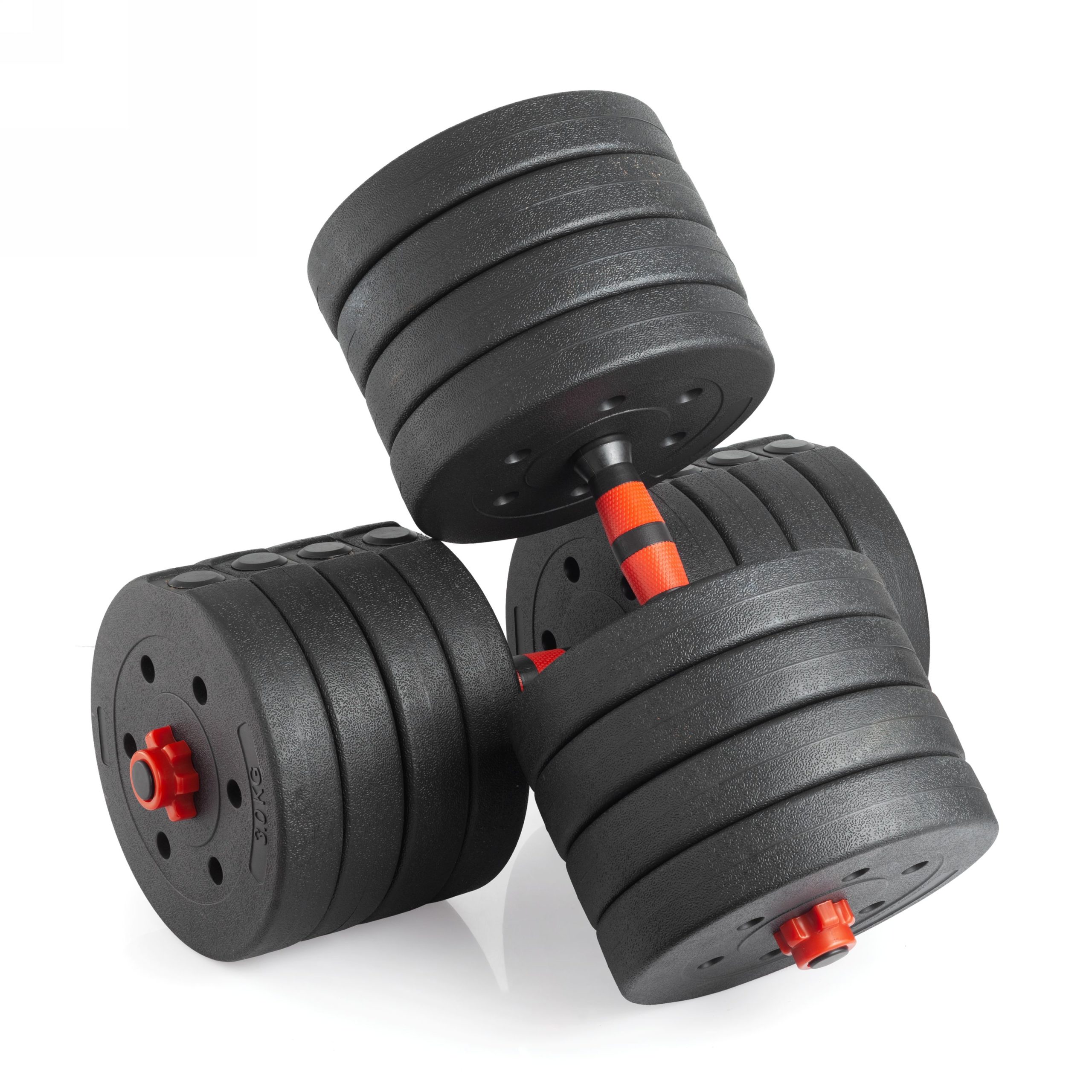 Гантели разборные с грифом, 50 кг. (2 шт. х 25 кг.) VictoryFit VF-DС500 – фото