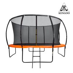 Батут DFC KENGOO 10 футов (305 см) внутр.сетка, лестница, оранж/черн – фото