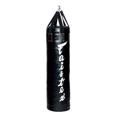  Боксерский мешок Fairtex HB5 5FT, 112 см, 40 кг, для тайского бокса, чёрный