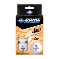 Мячики для н/тенниса DONIC JADE 40+, 6 штук, белый new – фото