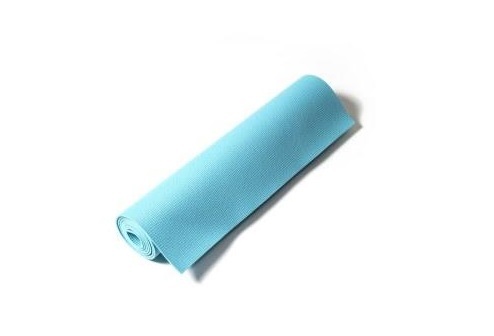 Коврик для йоги и фитнеса Reebok Love, 4 мм, голубой – фото