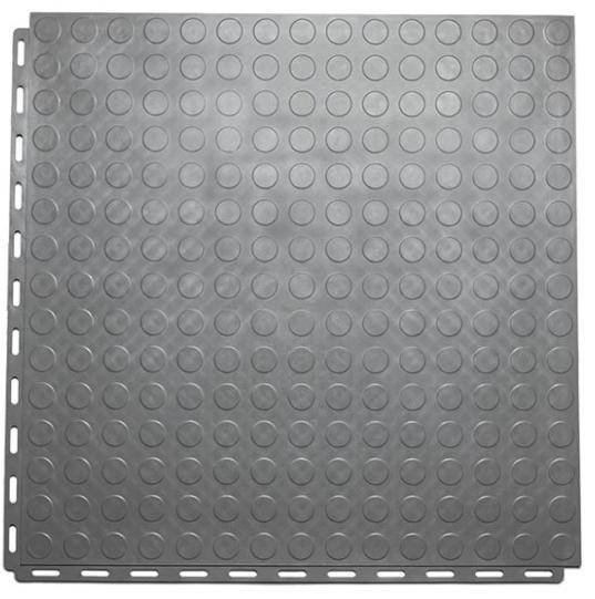 Плитка ПВХ Standart Fix, 6 мм, 500*500, серый