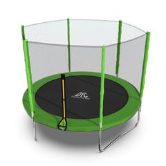 Батут DFC Trampoline Fitness с сеткой 10ft Светло-зелёный – фото