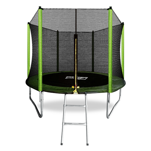 ARLAND Батут  8FT с внешней страховочной сеткой и лестницей (Light green) – фото