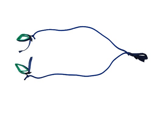 Эспандер для ног "Динамик 1", 2 мягкие манжеты, резиновый шнур – фото