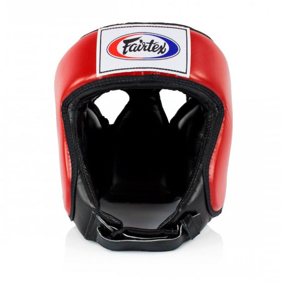  Шлем боевой Fairtex HG9, для любительских соревнований, M, красный