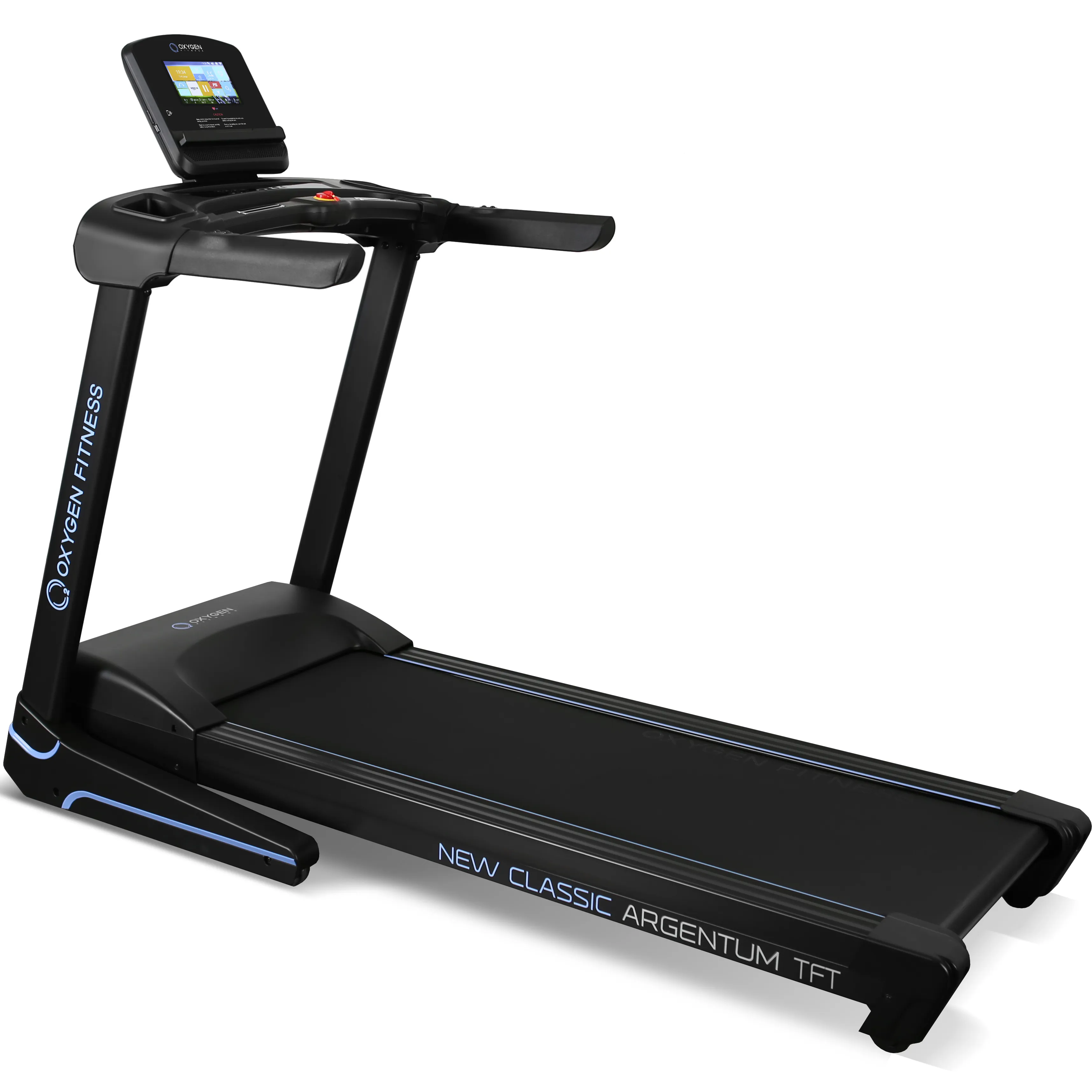 Беговая дорожка OXYGEN FITNESS NEW CLASSIC ARGENTUM TFT, электрическая, для дома – фото