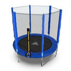 Батут DFC Trampoline Fitness с сеткой 6ft Синий – фото