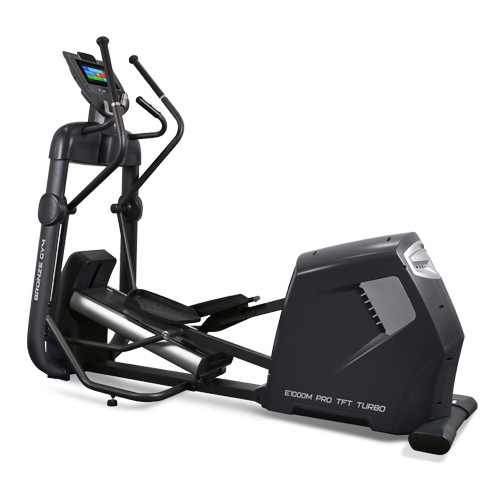 BRONZE GYM E1000M PRO TFT TURBO Эллиптический эргометр с автонаклоном коммерческий – фото