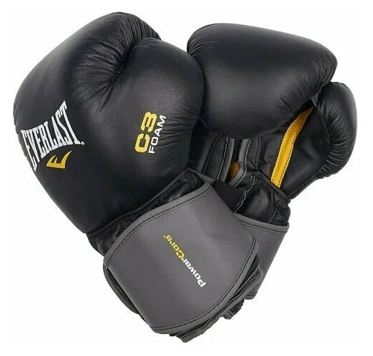 Снарядные перчатки Everlast Weighted, с утяжелителями, чёрный – фото