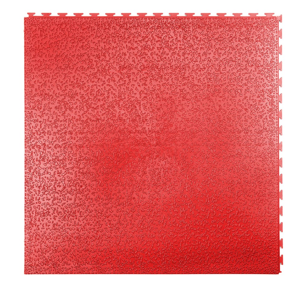 Плитка ПВХ Standart Text, 500*500, красный – фото