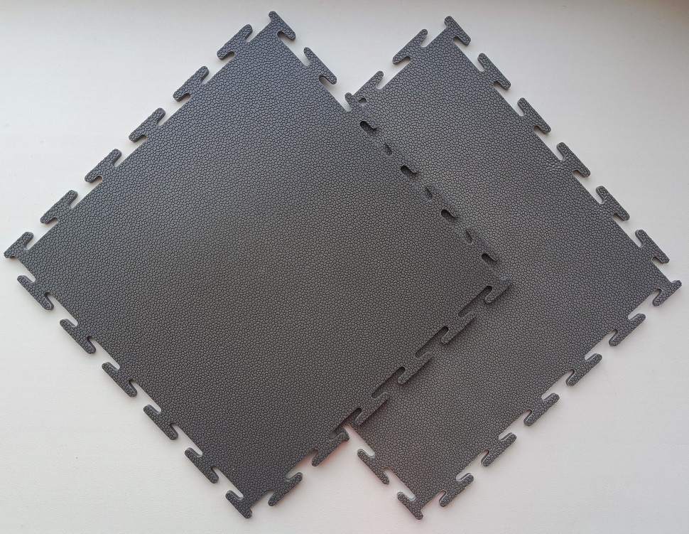 Плитка ПВХ Standart Mini 5 мм, 250*250, серый – фото