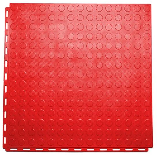 Плитка ПВХ Standart Fix, 6 мм, 500*500, красный