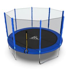 Батут DFC Trampoline Fitness с сеткой 12ft Синий – фото