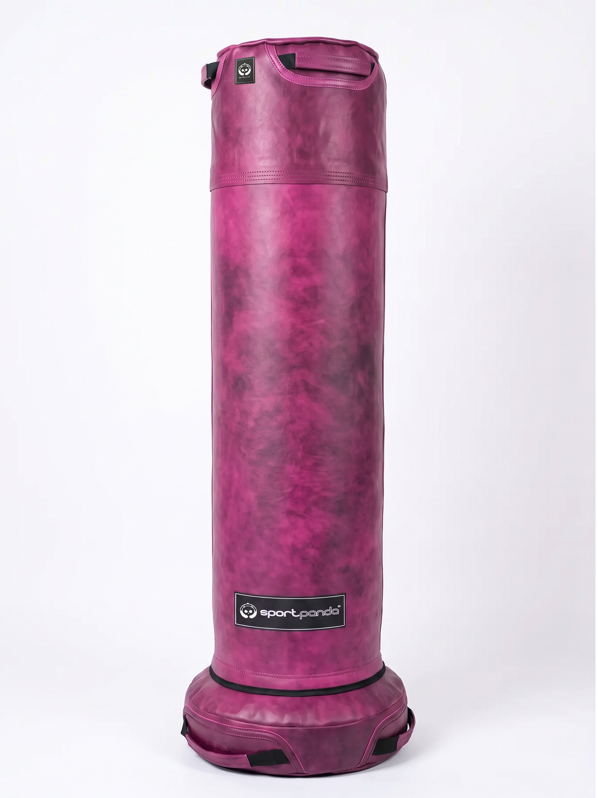 Напольный боксерский мешок PINK, натуральная кожа, 200 см, D-45 см, 81 кг – фото
