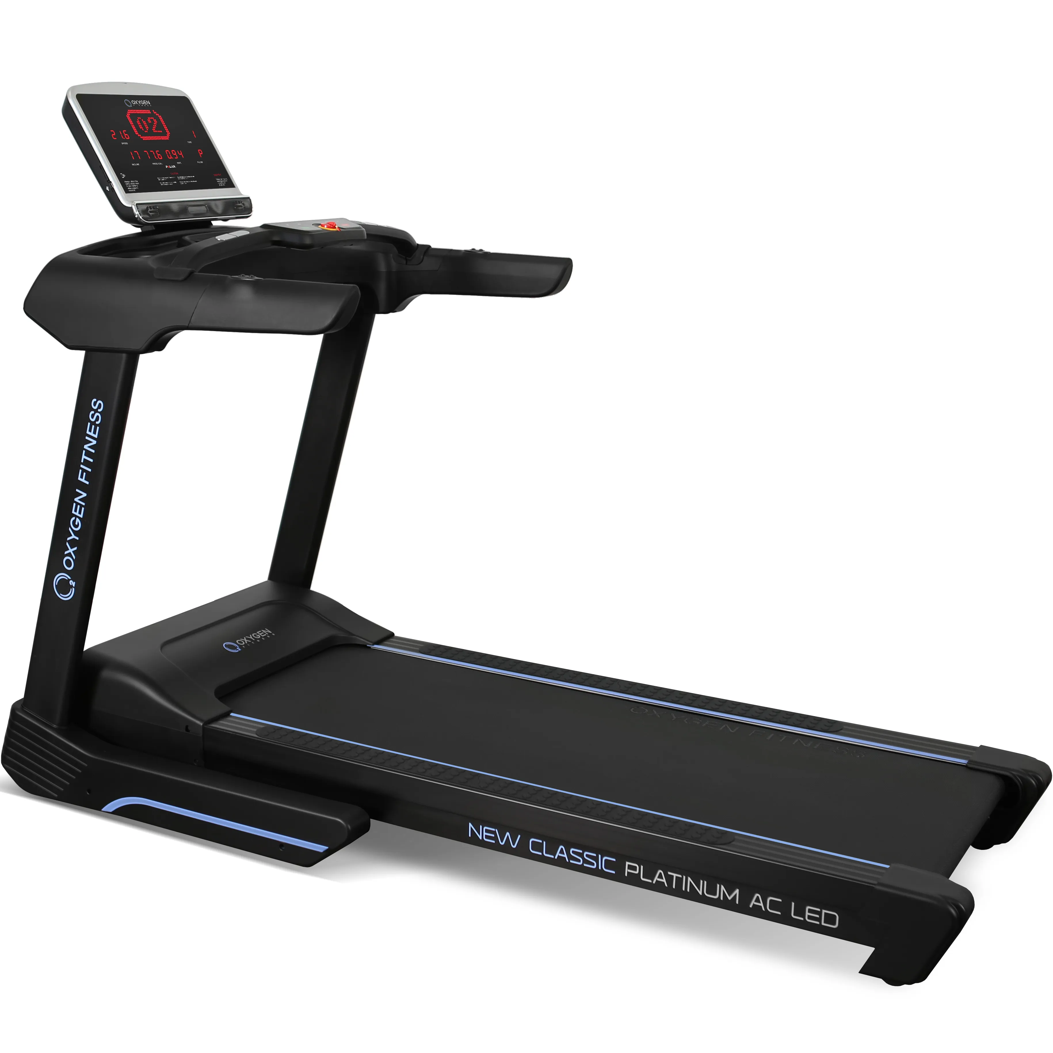 Беговая дорожка OXYGEN FITNESS NEW CLASSIC PLATINUM AC LED, электрическая, для дома и зала – фото
