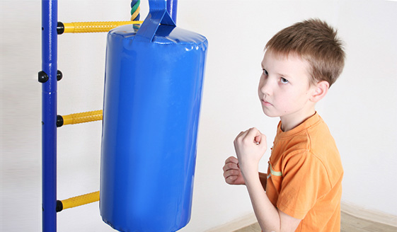 Подвесная боксёрская груша для детей