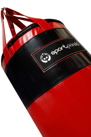 Боксерский мешок SportPanda 100 см, диаметр 55 см, вес 60 кг, красный