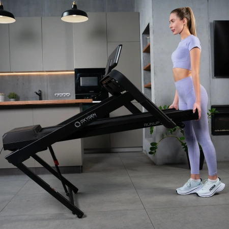 Беговая дорожка OXYGEN FITNESS RUNUP BEAT, электрическая, для дома – фото