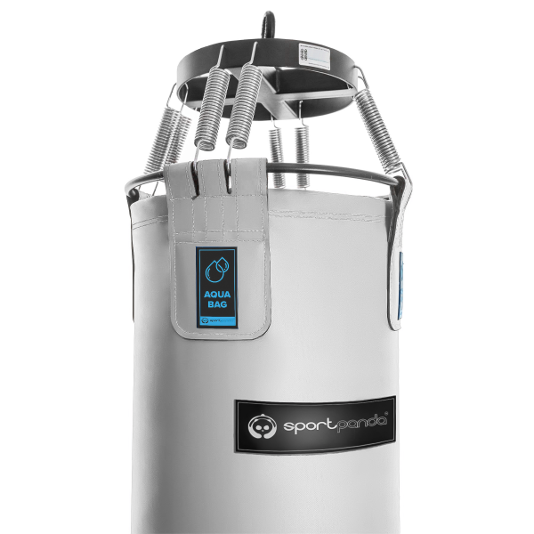 Водоналивной боксерский мешок «AQUA BAG» ПВХ, 180 см, диаметр 40 см, белый – фото