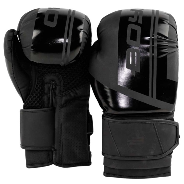 Боксерские перчатки BoyBo B-Series BBG400, тренировочные, чёрный – фото