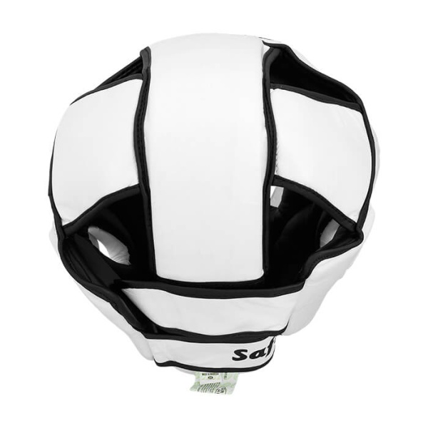 Шлем для карате Green Hill SAFE, с бампером, тренировочный, белый – фото