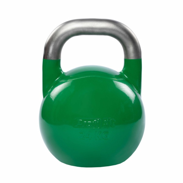 Гиря соревновательная 24 кг, зелёный – фото