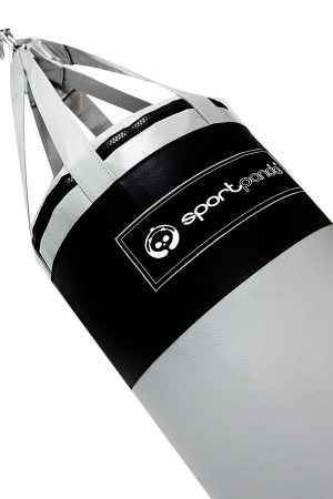 Боксерский мешок SportPanda 180 см, диаметр 36 см, вес 60 кг, серый