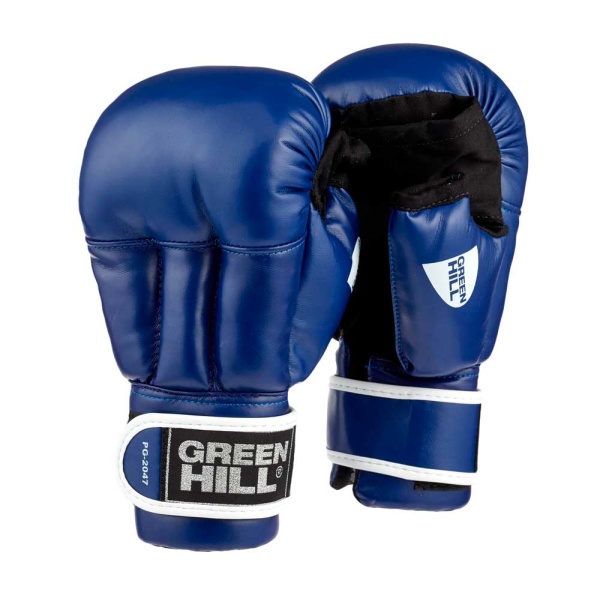 Детские перчатки для рукопашного боя Green Hill PG-2047, синий – фото