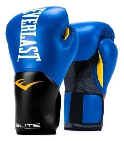 Боксерские перчатки Everlast Elite ProStyle, тренировочные, синий – фото