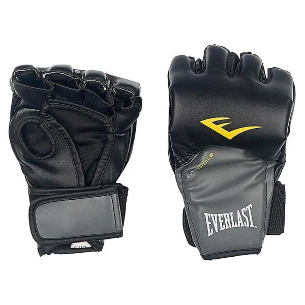 Перчатки для ММА Everlast Competition Style MMA, тренировочные, чёрный – фото