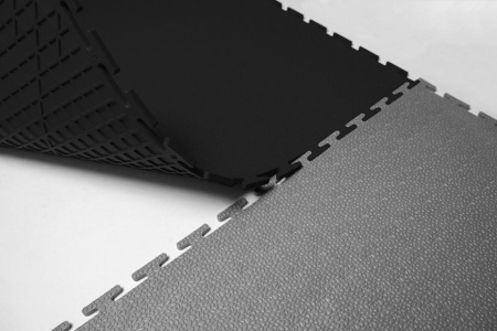 Плитка ПВХ Standart Terra, 500*500, чёрный – фото