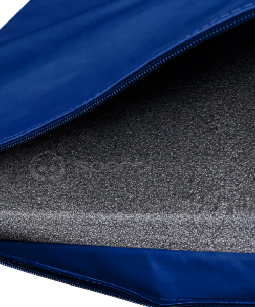 Мат спортивный SportPanda, 1 х 2 х 0.04 м, тент ПВХ + пенополиэтилен, не складной, без липучки, синий