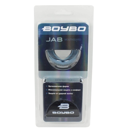 Капа одночелюстная BoyBo Jab BC500, резина, синий – фото