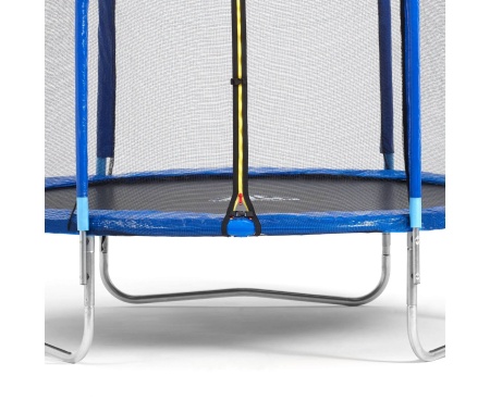 Батут с сеткой DFC Trampoline Fitness 16ft, синий – фото