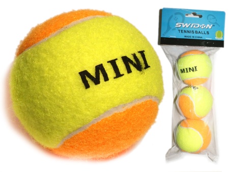 Мяч для большого тенниса mini-3, 3 шт. – фото