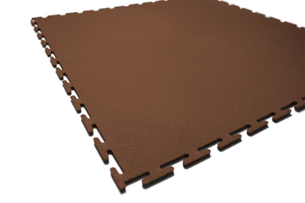 Плитка ПВХ Standart, 5 мм, 500*500, коричневый