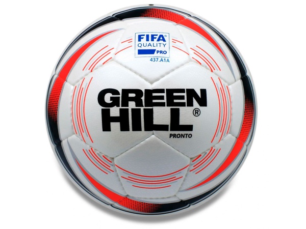 Футбольный мяч Green Hill PRONTO II (FIFA approved), эко-кожа, 5" – фото