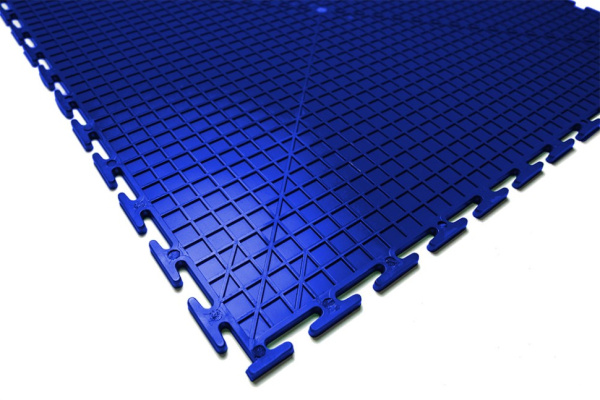 Плитка ПВХ Standart Flat, 5 мм, 500*500, синий