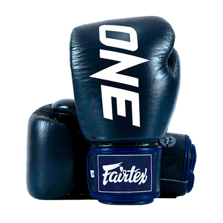 Боксерские перчатки Fairtex BGV ONE Championship, для боев и тренировок, синий – фото