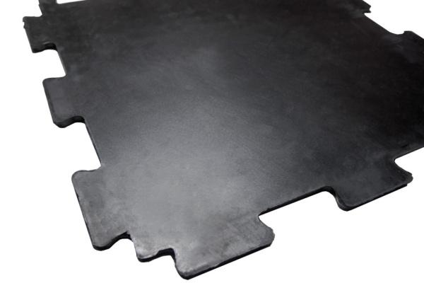 Резиновая плитка МАХ-2, 10 мм, 500*500 мм, чёрный – фото