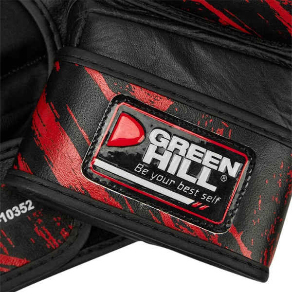 Перчатки для MMA Green Hill MMA-10352, тренировочные, чёрно-красный – фото