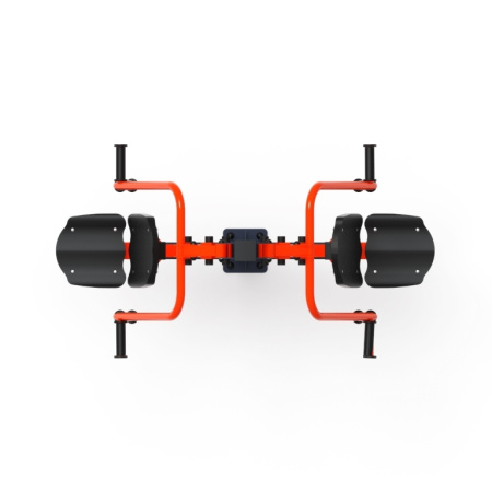 Тренажер уличный «Жим от груди двойной» – фото