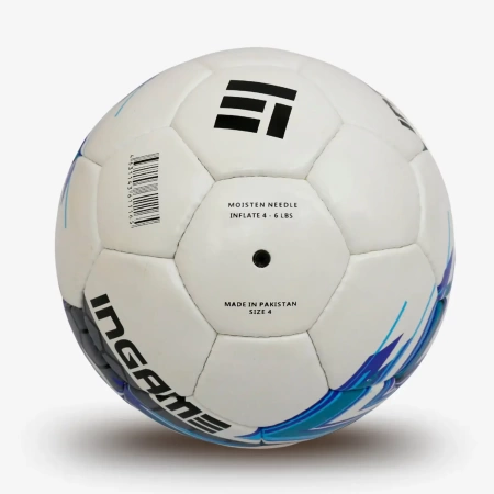 Мяч футбольный INGAME PRO IFB-119, №4, сине-серый – фото