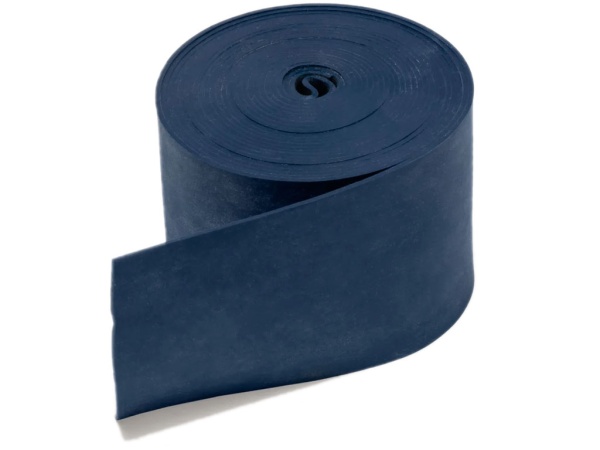 Резиновый бинт 4 метра, 7 см, толщина 1.5 мм, синий – фото