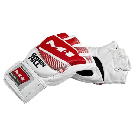 Перчатки для ММА Green Hill M-1 MMA-00015a, официальные матчевые, белый – фото