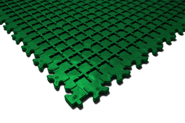 Плитка ПВХ Standart Diamond, 7 мм, 500*500, зелёный