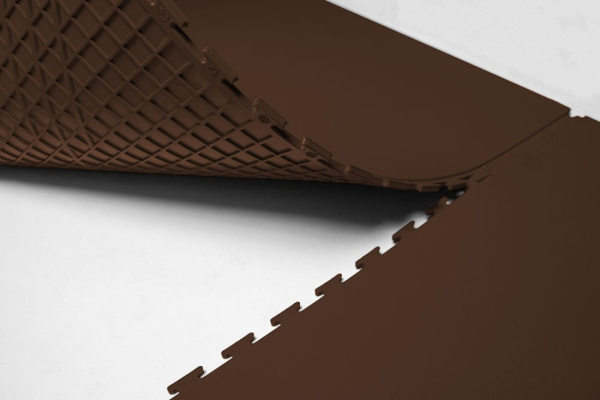 Плитка ПВХ Standart Profi, 5 мм, 500*500, коричневый