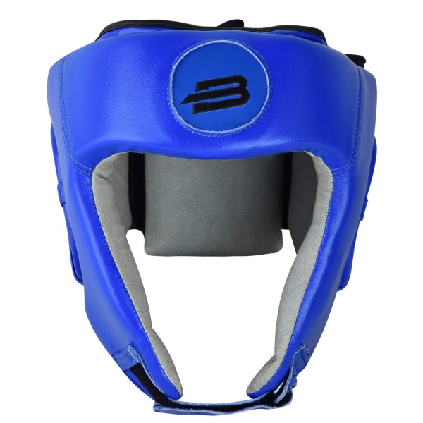 Шлем боксерский BoyBo BH500, для соревнований, синий – фото